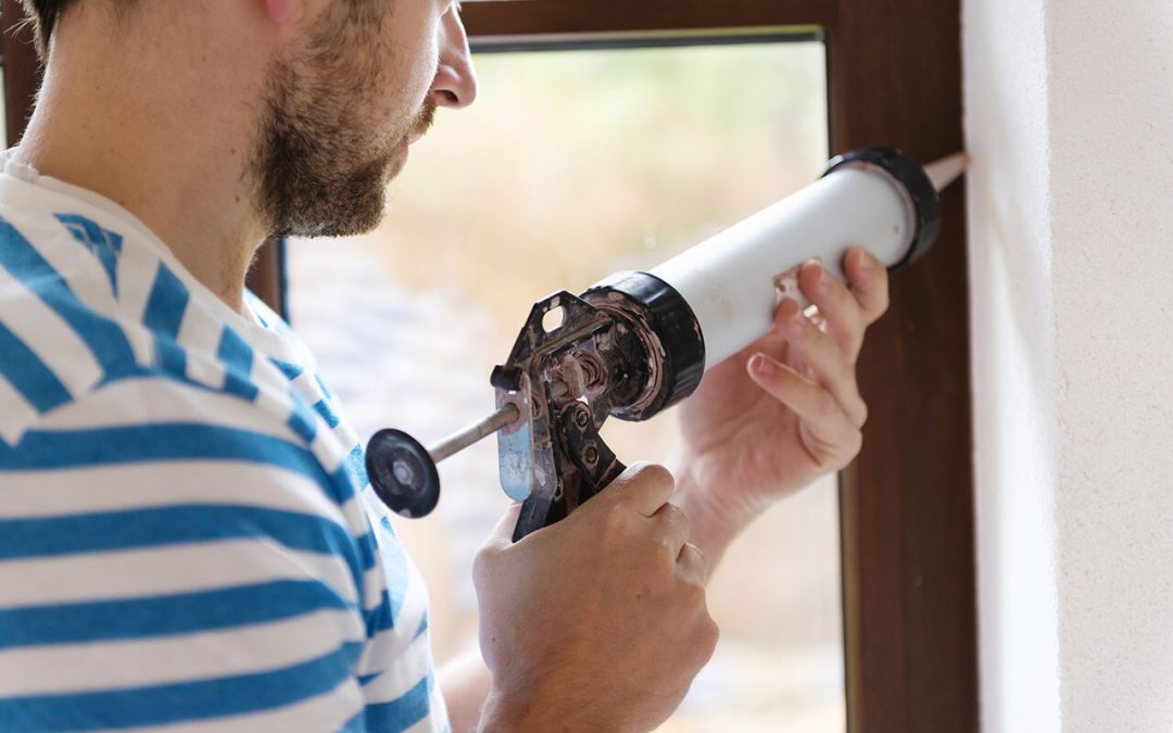 reduce winter heating costs by re-caulking windows